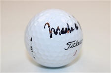 Mark O'Meara Signed Titleist Masters Logo Golf Ball JSA ALOA