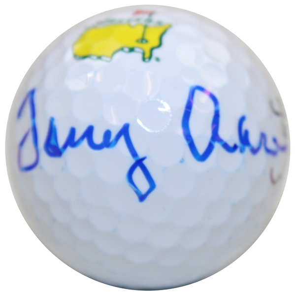Tommy Aaron Signed Titleist Masters Logo Golf Ball JSA ALOA