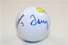 Tommy Aaron Signed Titleist Masters Logo Golf Ball JSA ALOA