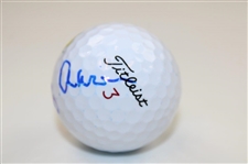 Tommy Aaron Signed Titleist Masters Logo Golf Ball JSA ALOA