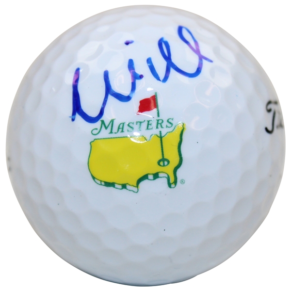 Mike Weir Signed Titleist Masters Logo Golf Ball JSA ALOA