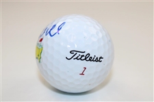 Mike Weir Signed Titleist Masters Logo Golf Ball JSA ALOA