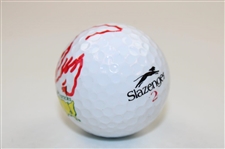 Fuzzy Zoeller Signed Slazenger Masters Logo Golf Ball JSA ALOA