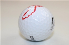 Fuzzy Zoeller Signed Slazenger Masters Logo Golf Ball JSA ALOA