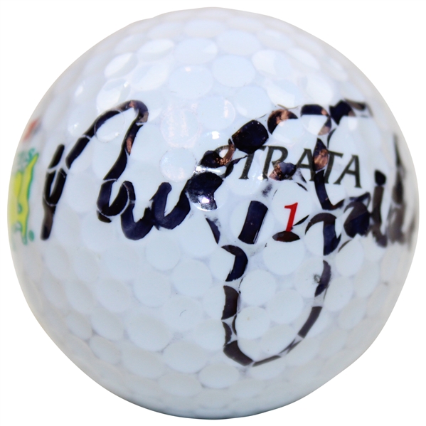 Nick Faldo Signed Titleist Masters Logo Golf Ball JSA ALOA