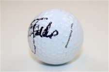 Nick Faldo Signed Titleist Masters Logo Golf Ball JSA ALOA