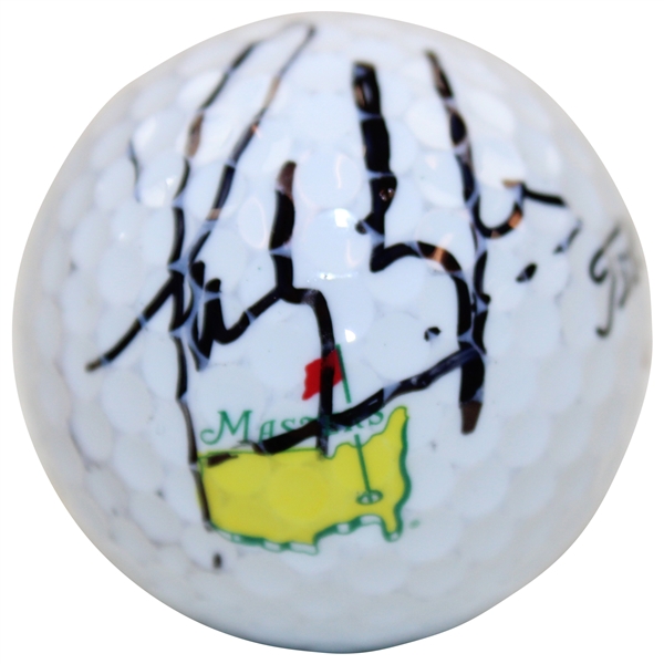 Sandy Lyle Signed Titleist Masters Logo Golf Ball JSA ALOA