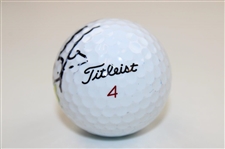 Sandy Lyle Signed Titleist Masters Logo Golf Ball JSA ALOA