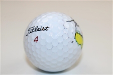 Sandy Lyle Signed Titleist Masters Logo Golf Ball JSA ALOA