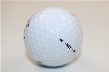Sandy Lyle Signed Titleist Masters Logo Golf Ball JSA ALOA
