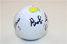 Bob Goalby Signed Titleist Masters Logo Golf Ball with '68' JSA ALOA