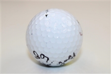 Bob Goalby Signed Titleist Masters Logo Golf Ball with '68' JSA ALOA
