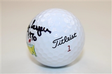 Billy Casper Signed Titleist Masters Logo Golf Ball with '1970' JSA ALOA