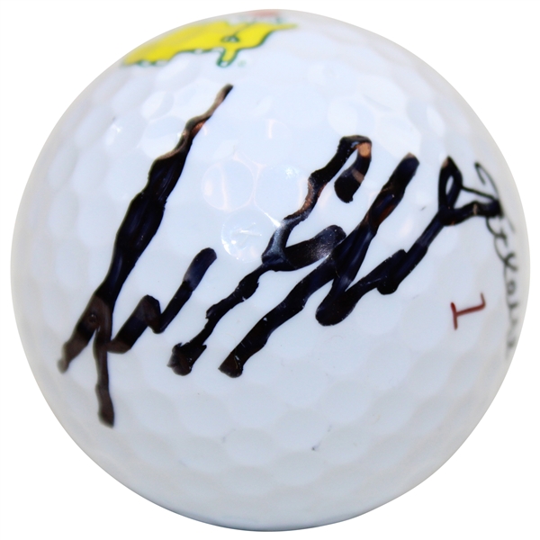 Lee Elder Signed Titleist Masters Logo Golf Ball JSA ALOA