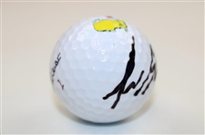 Lee Elder Signed Titleist Masters Logo Golf Ball JSA ALOA
