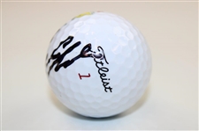 Lee Elder Signed Titleist Masters Logo Golf Ball JSA ALOA