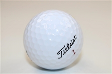 Lee Elder Signed Titleist Masters Logo Golf Ball JSA ALOA