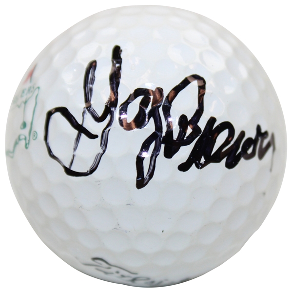 Gay Brewer Signed Titleist Masters Logo Golf Ball JSA ALOA