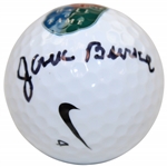 Jack Burke Signed Nike World Golf Hall of Fame Logo Golf Ball JSA ALOA