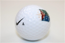 Jack Burke Signed Nike World Golf Hall of Fame Logo Golf Ball JSA ALOA