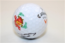Arnold Palmer Signed Callaway Augusta Pines Golf Club Logo Golf Ball JSA ALOA 