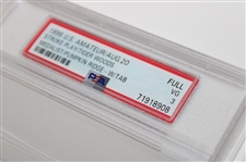 1996 US Amateur Full Ticket w/Tab Stroke Play Tiger Woods Medalist PSA 3 VG