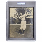 Bobby Jones Signed 1930’s Action Silver Gelatin Photo PSA/DNA Gem Mint 10 Auto!