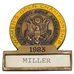 1983 U.S. Women’s Open Cedar Ridge Country Club Contestant Badge