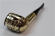 Vintage Imported Sterling Silver Golf Tobacco Pipe - New Old Stock