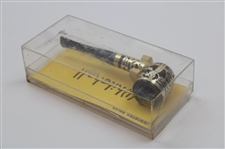 Vintage Imported Sterling Silver Golf Tobacco Pipe - New Old Stock