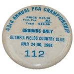 1961 PGA Championship at Olympia Fields Grounds Badge