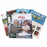 Five (5) Golf Magazines Jack Nicklaus Arnold Palmer 1966-1983
