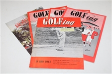 Five (5) Golfing Magazines 1955-1962