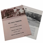 1966 U.S. Amateur Merion Golf Club Pairing Sheet & USGA Journal Reprint