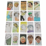 1987 Brindley Golfers Card Set (20) Incl Palmer & Nicklaus