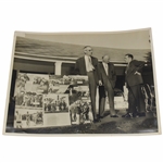 Bobby Jones, President Eisenhower & Clifford Roberts Morgan Fitz Type 1 Photo at Augusta PSA #1P18591