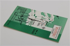 Sandy Lyle Signed 1988 Masters Tournament Spectator Guide JSA ALOA