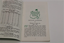 Sandy Lyle Signed 1988 Masters Tournament Spectator Guide JSA ALOA