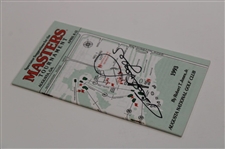 Bernhard Langer Signed 1993 Masters Tournament Spectator Guide JSA ALOA