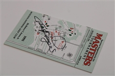 Bernhard Langer Signed 1993 Masters Tournament Spectator Guide JSA ALOA