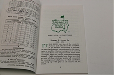 Ian Woosnam Signed 1991 Masters Tournament Spectator Guide JSA ALOA
