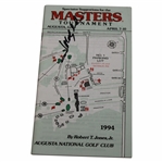 Jose Maria Olazabal 1994 Masters Tournament Spectator Guide JSA ALOA