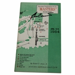 Ben Crenshaw Signed 1984 Masters Tournament Spectator Guide JSA ALOA