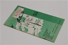 Ben Crenshaw Signed 1984 Masters Tournament Spectator Guide JSA ALOA