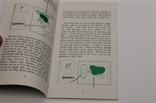 Ben Crenshaw Signed 1984 Masters Tournament Spectator Guide JSA ALOA