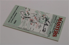 Ben Crenshaw Signed 1995 Masters Tournament Spectator Guide JSA ALOA