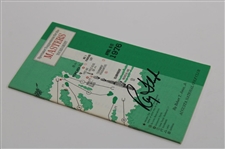 Ray Floyd Signed 1976 Masters Tournament Spectator Guide JSA ALOA