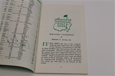 Ray Floyd Signed 1976 Masters Tournament Spectator Guide JSA ALOA