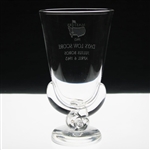 Julius Boros' 1963 Masters Tournament Day's Low Score Crystal Glass Vase - April 6th