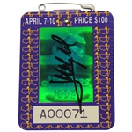 Jose Maria Olazabal Signed 1994 Masters Tournament SERIES Badge #A00071 JSA ALOA